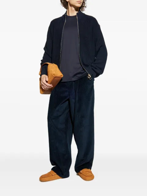 Paul & Shark ribbed zip-up cardigan