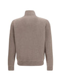 Brunello Cucinelli high-neck suede jacket