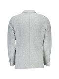 Gant textured single-breasted blazer